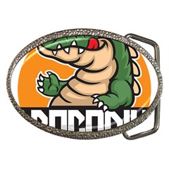 Funny Crocodile Belt Buckles by Sarkoni