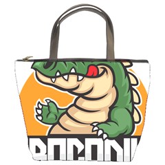 Funny Crocodile Bucket Bag by Sarkoni