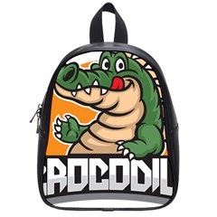 Funny Crocodile School Bag (small) by Sarkoni