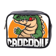 Funny Crocodile Mini Toiletries Bag (two Sides) by Sarkoni