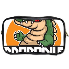 Funny Crocodile Toiletries Bag (two Sides) by Sarkoni