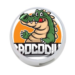 Funny Crocodile 4-port Usb Hub (two Sides) by Sarkoni