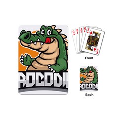 Funny Crocodile Playing Cards Single Design (mini) by Sarkoni