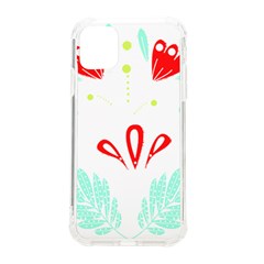 Batik T- Shirt Batik Flowers Pattern 4 Iphone 11 Tpu Uv Print Case