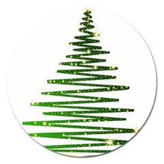 Christmas Tree Holidays Magnet 5  (round) by Sarkoni