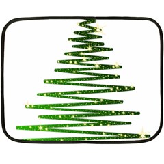 Christmas Tree Holidays Fleece Blanket (mini) by Sarkoni