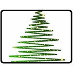 Christmas Tree Holidays Fleece Blanket (Large) 80 x60  Blanket Front