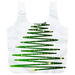 Christmas Tree Holidays Full Print Recycle Bag (xl) by Sarkoni