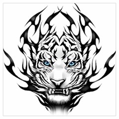 White And Black Tiger Lightweight Scarf 