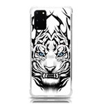 White And Black Tiger Samsung Galaxy S20Plus 6.7 Inch TPU UV Case Front