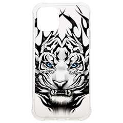 White And Black Tiger Iphone 12/12 Pro Tpu Uv Print Case by Sarkoni