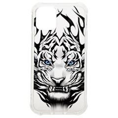 White And Black Tiger Iphone 12 Mini Tpu Uv Print Case	 by Sarkoni