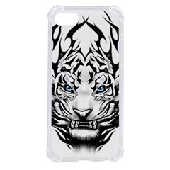 White And Black Tiger Iphone Se by Sarkoni