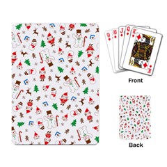 Christmas Santa Claus Pattern Playing Cards Single Design (rectangle) by Sarkoni