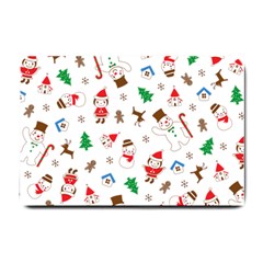 Christmas Santa Claus Pattern Small Doormat by Sarkoni