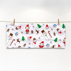 Christmas Santa Claus Pattern Hand Towel