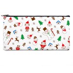 Christmas Santa Claus Pattern Pencil Case Front