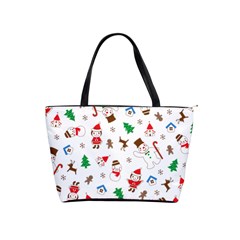 Christmas Santa Claus Pattern Classic Shoulder Handbag