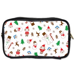 Christmas Santa Claus Pattern Toiletries Bag (Two Sides)