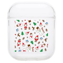 Christmas Santa Claus Pattern Airpods 1/2 Case by Sarkoni