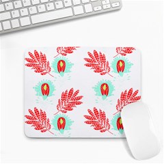 Batik T- Shirt Batik Flowers Pattern 17 Small Mousepad by EnriqueJohnson