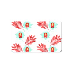 Batik T- Shirt Batik Flowers Pattern 17 Magnet (name Card) by EnriqueJohnson