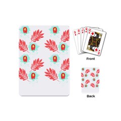 Batik T- Shirt Batik Flowers Pattern 17 Playing Cards Single Design (mini) by EnriqueJohnson