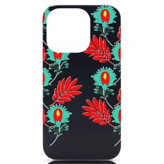 Batik T- Shirt Batik Flowers Pattern 17 Iphone 14 Pro Black Uv Print Case by EnriqueJohnson