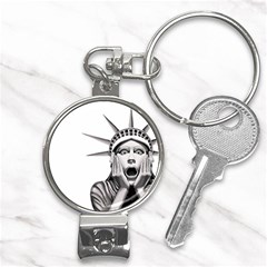 Funny Statue Of Liberty Parody Nail Clippers Key Chain by Sarkoni