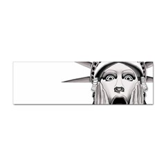 Funny Statue Of Liberty Parody Sticker (bumper) by Sarkoni