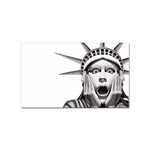 Funny Statue Of Liberty Parody Sticker Rectangular (100 pack) Front