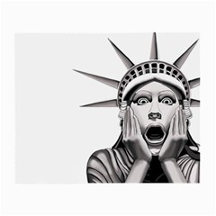 Funny Statue Of Liberty Parody Small Glasses Cloth by Sarkoni