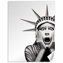 Funny Statue Of Liberty Parody Canvas 12  X 16  by Sarkoni