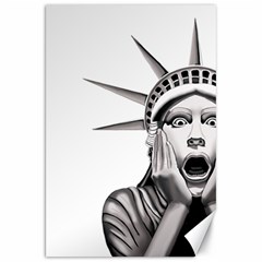 Funny Statue Of Liberty Parody Canvas 20  X 30  by Sarkoni