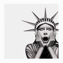 Funny Statue Of Liberty Parody Medium Glasses Cloth by Sarkoni