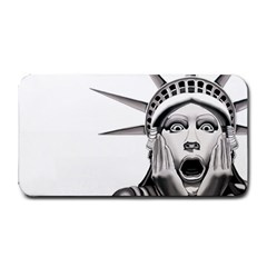 Funny Statue Of Liberty Parody Medium Bar Mat by Sarkoni