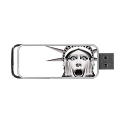 Funny Statue Of Liberty Parody Portable Usb Flash (two Sides) by Sarkoni