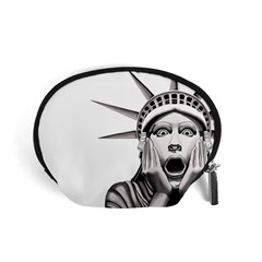 Funny Statue Of Liberty Parody Accessory Pouch (small) by Sarkoni