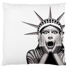 Funny Statue Of Liberty Parody Standard Premium Plush Fleece Cushion Case (two Sides) by Sarkoni