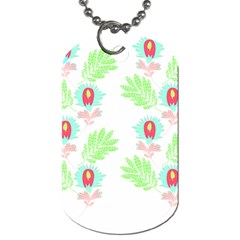 Batik T- Shirt Batik Flowers Pattern 18 Dog Tag (one Side) by EnriqueJohnson