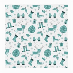 Christmas Seamless Pattern Design Medium Glasses Cloth by Sarkoni