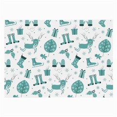 Christmas Seamless Pattern Design Large Glasses Cloth by Sarkoni