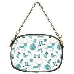 Christmas Seamless Pattern Design Chain Purse (one Side) by Sarkoni