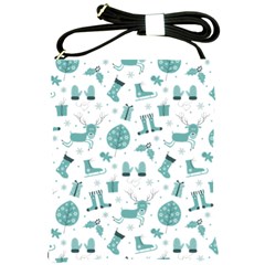 Christmas Seamless Pattern Design Shoulder Sling Bag by Sarkoni