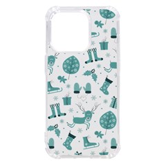 Christmas Seamless Pattern Design Iphone 14 Pro Tpu Uv Print Case by Sarkoni