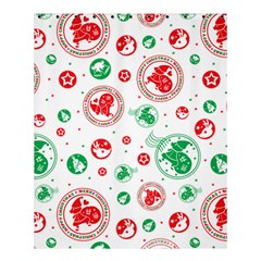 Merry Christmas Geometric Pattern Shower Curtain 60  X 72  (medium)  by Sarkoni