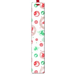 Merry Christmas Geometric Pattern Large Book Marks by Sarkoni