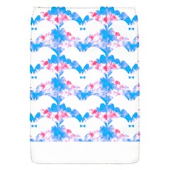 Bats Pattern T- Shirt White Bats And Bows Blue Pink T- Shirt Removable Flap Cover (s) by EnriqueJohnson