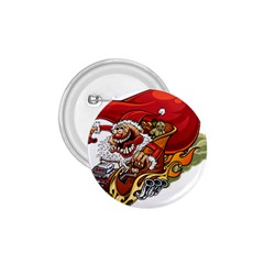 Funny Santa Claus Christmas 1 75  Buttons by Sarkoni