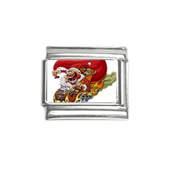 Funny Santa Claus Christmas Italian Charm (9mm) by Sarkoni